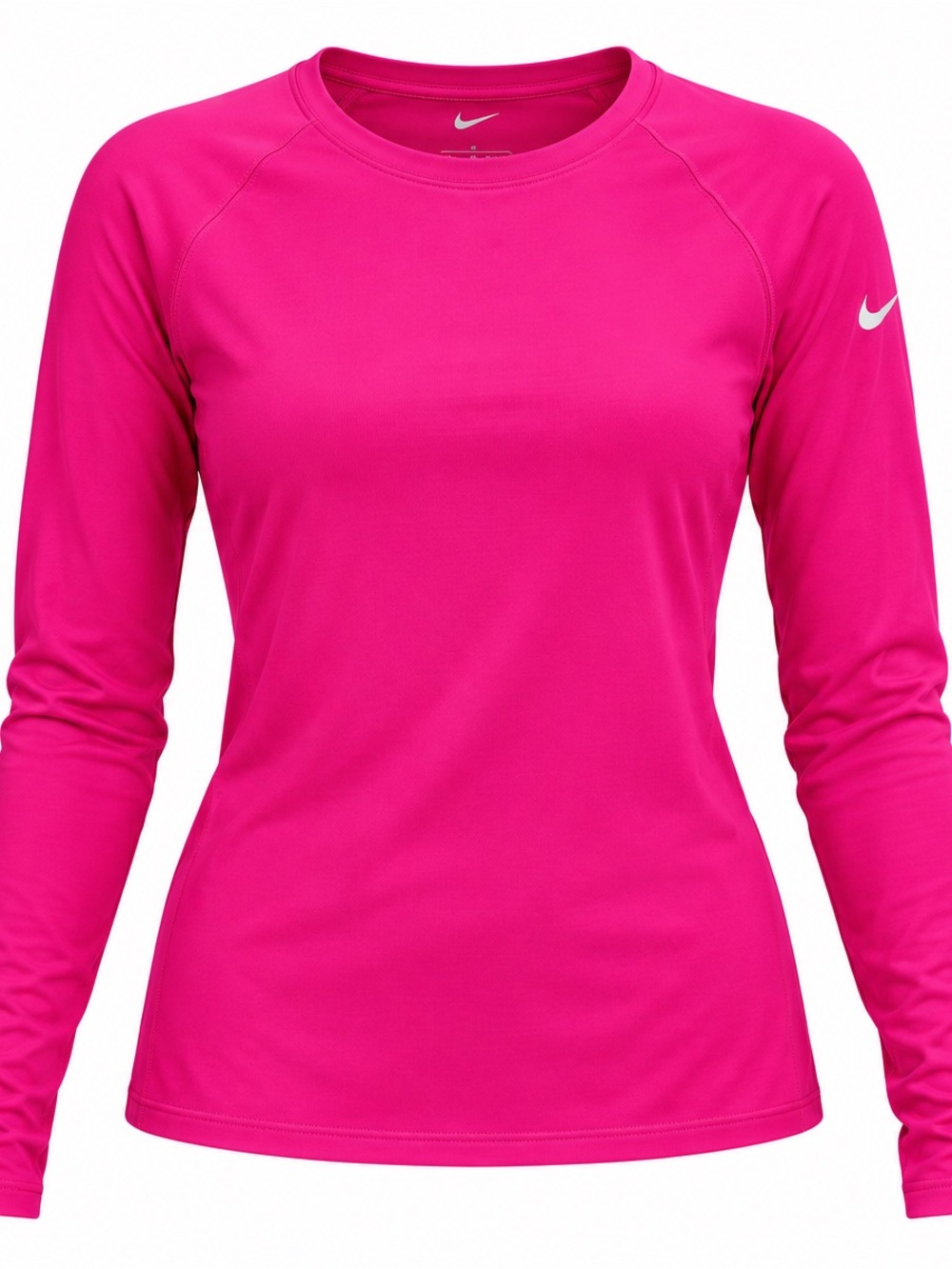 Nike Womenβs Long-Sleeve Crew Top - Bright Pink